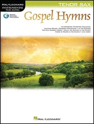 Gospel Hymns Tenor Sax Book with Online Audio Access cover